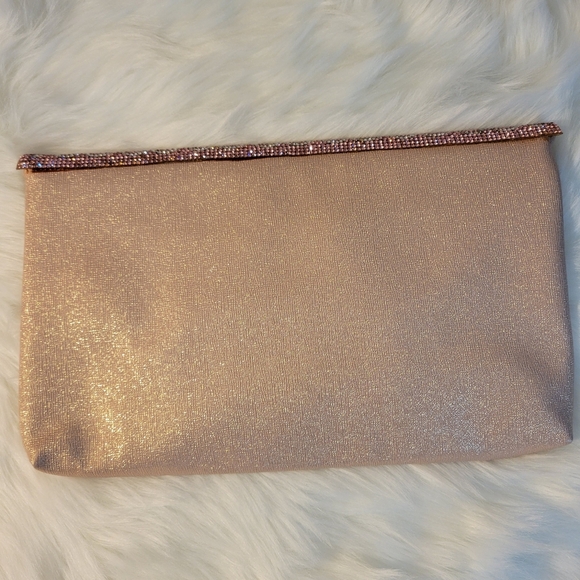 Elegant Pink Beaded Clutch - Picture 2 of 6